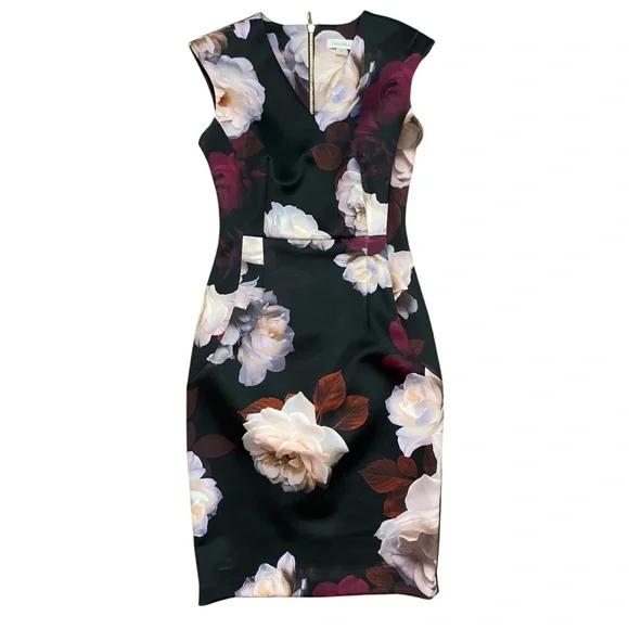 Calvin Klein Floral Sheath Dress - Picture 5 of 9